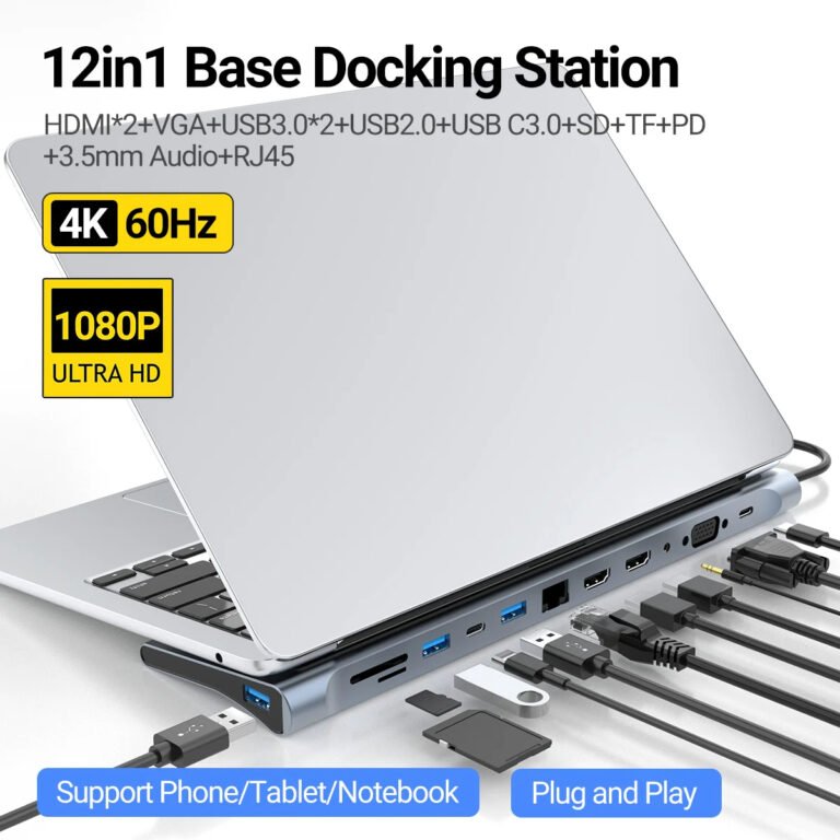 12-in-1 USB-C Docking Station